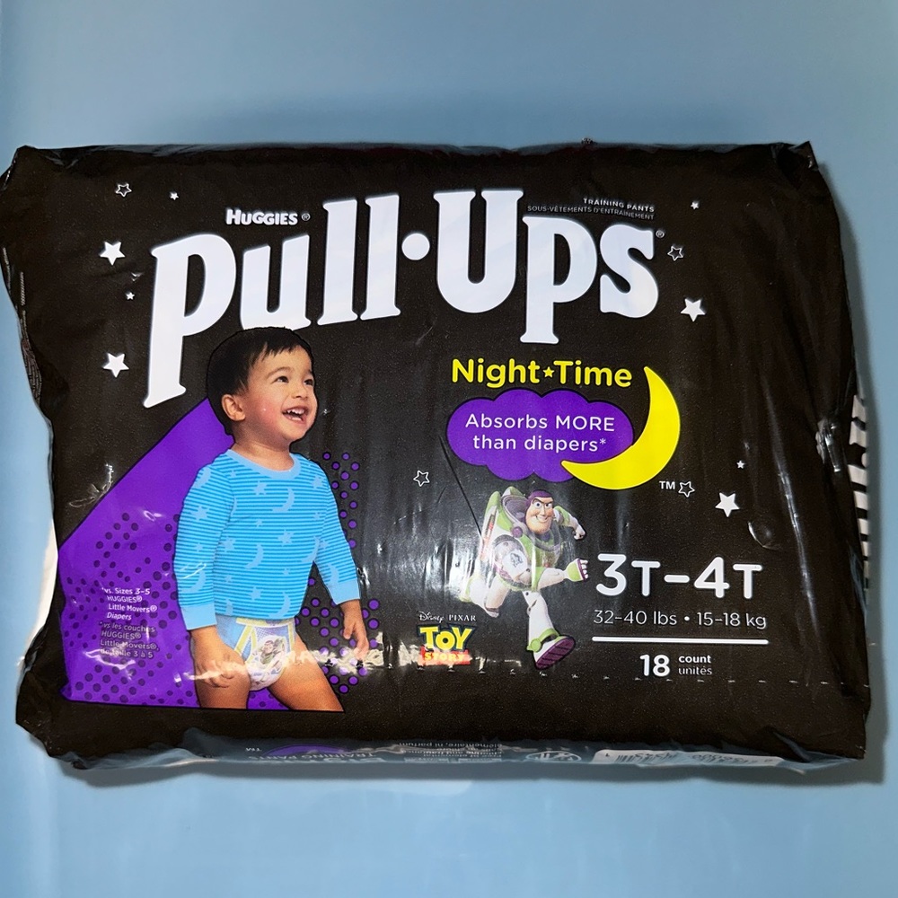 Pull ups overnight 3T-4T
